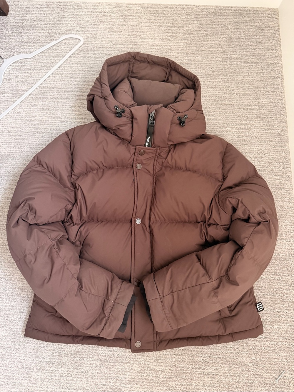 Aritzia Super Puff Shorty Brown Medium
